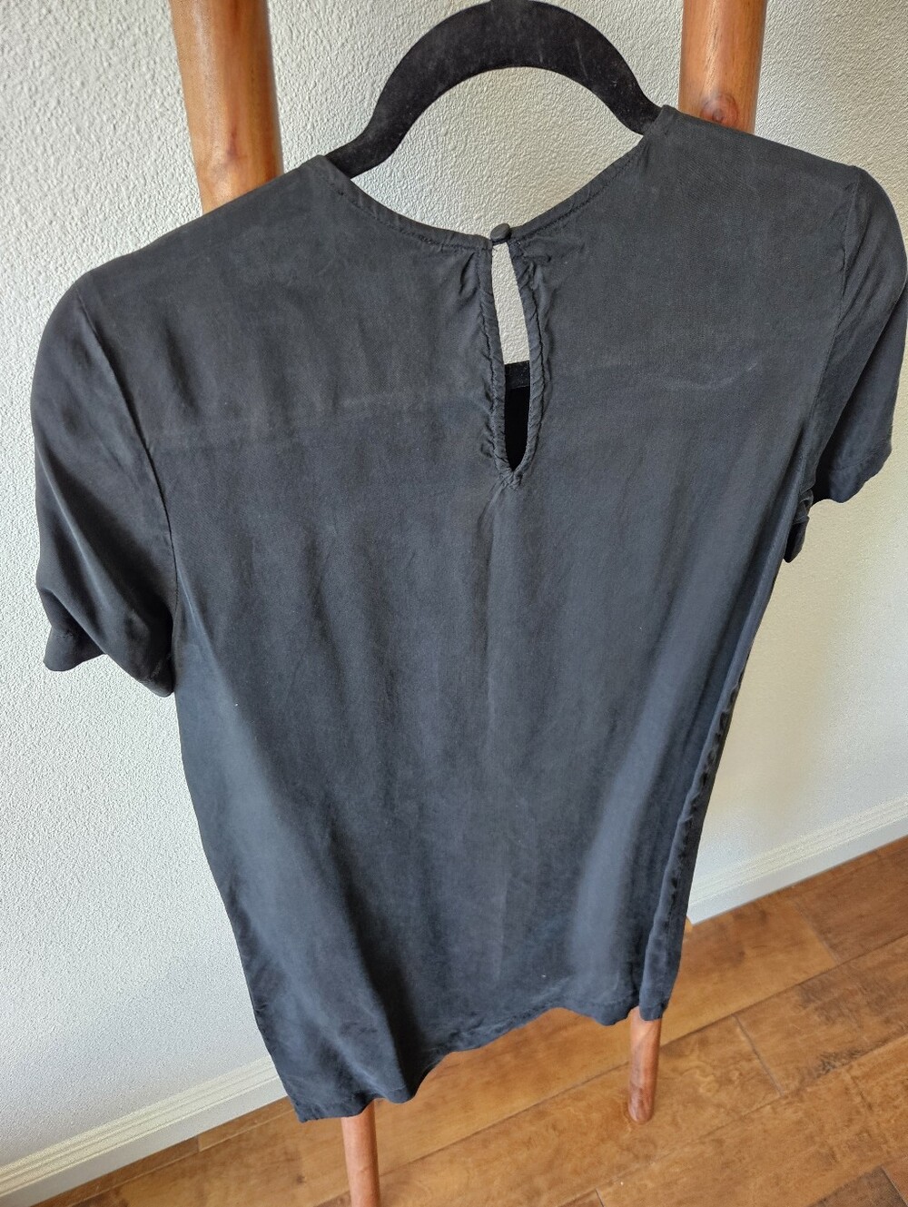 J. Crew Cupro T-shirt Black dress - Picture 9 of 14